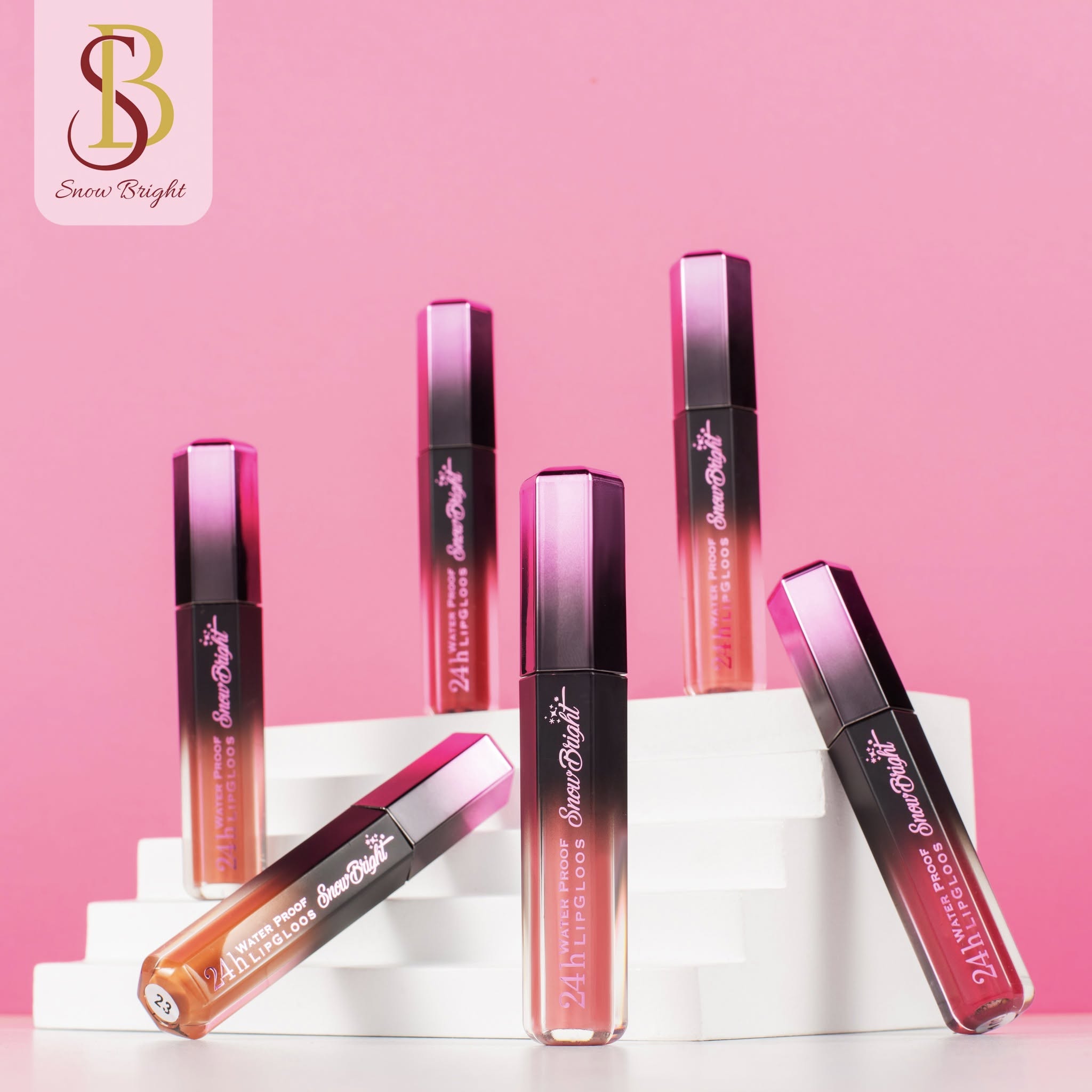 Lip gloss - snow bright